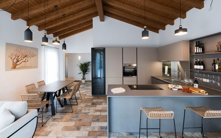 Villa Sike: Frokostlokale, Køkken