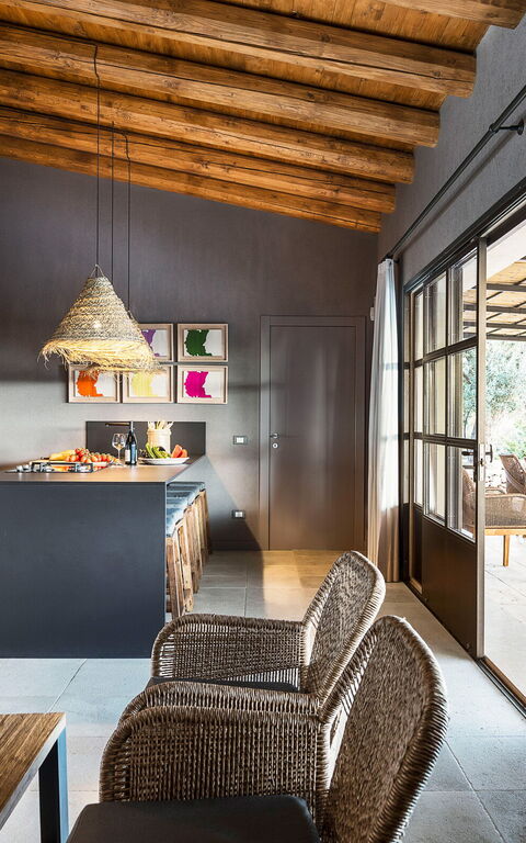 Villa Zigulotto: Køkken, Stue