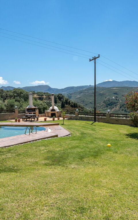 Villa Dimmare: Have, pool, Udendørs, Udvendige, Visninger