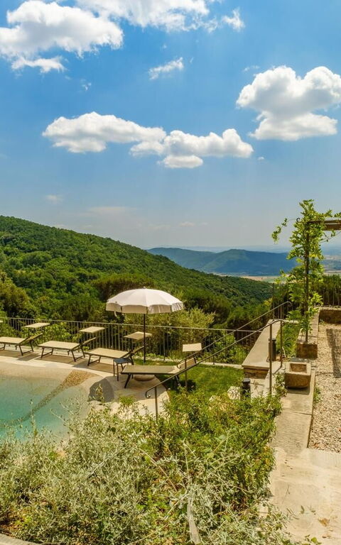 Villa Laparelli Pitti: pool, Udendørs, Udvendige