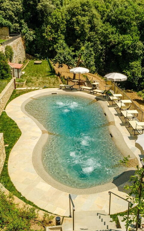 Villa Laparelli Pitti: pool, Udendørs, Udvendige