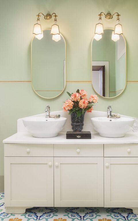 Villa Laparelli Pitti: Badeværelse