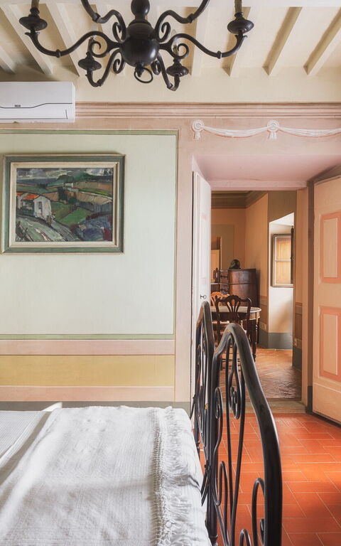 Villa Laparelli Pitti: soveværelse