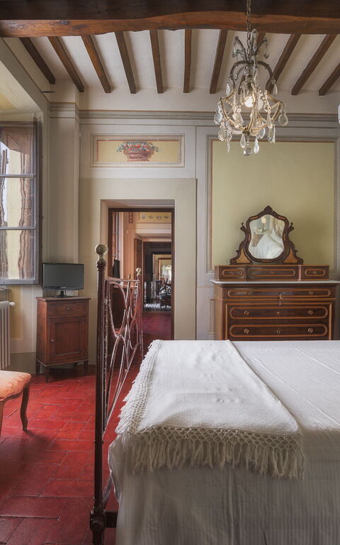 Villa Laparelli Pitti: soveværelse