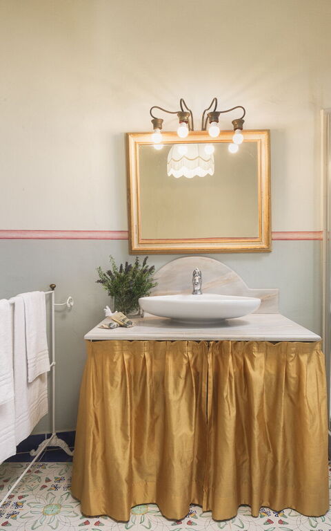 Villa Laparelli Pitti: Badeværelse