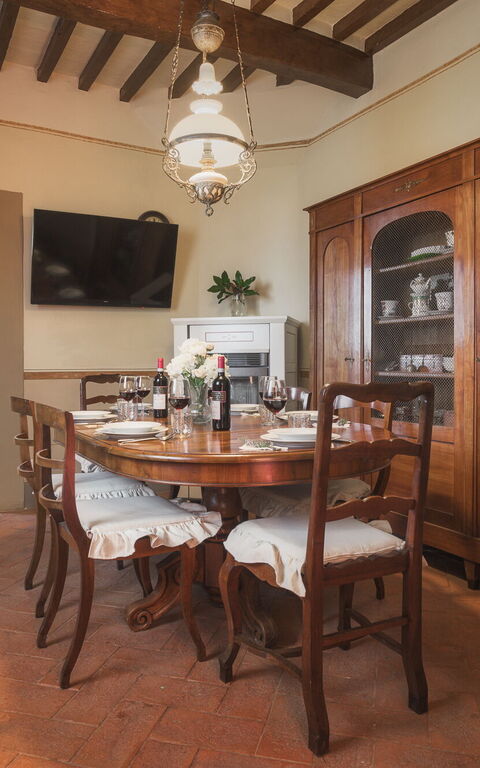 Villa Laparelli Pitti: Frokostlokale