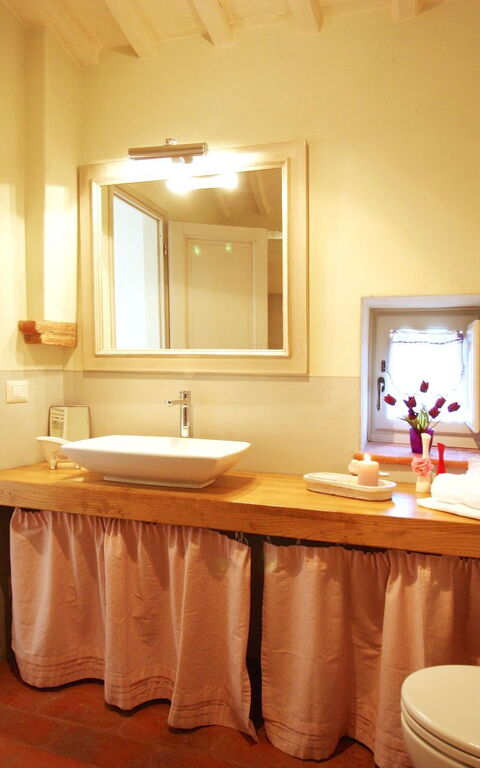 Villa Le Corchie: Badeværelse