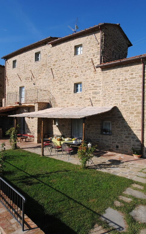 Villa Le Corchie: Have, Udendørs, Udvendige