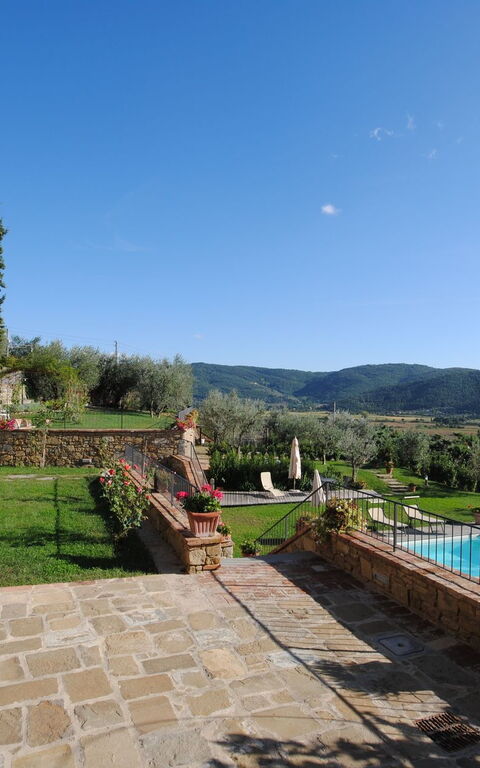 Villa Le Corchie: Have, pool, Udendørs, Udvendige