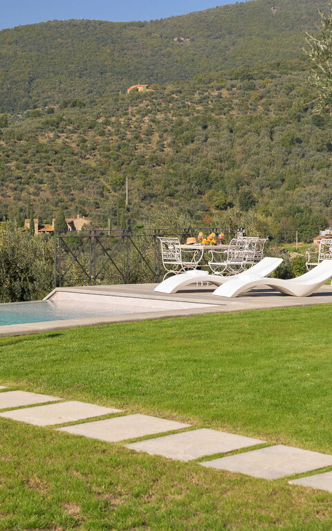 Villa Belvedere: Have, pool, Udendørs, Udvendige