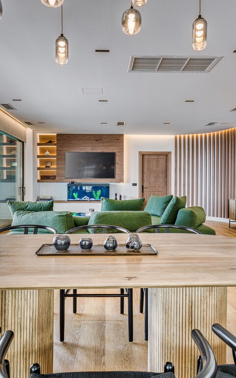 Villa Dominante: Frokostlokale, Stue