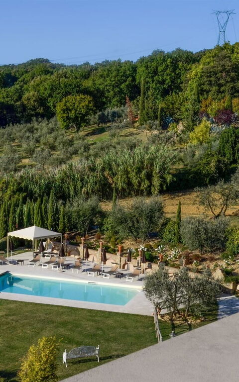 Villa Torresassa: Have, pool, Udendørs, Udvendige