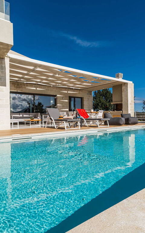 Villa Orientem Bis: Have, pool, Sommer, Udendørs, Udvendige