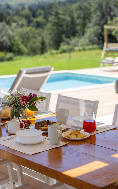 Villa Orientem Bis: Have, pool, Udendørs, Udvendige