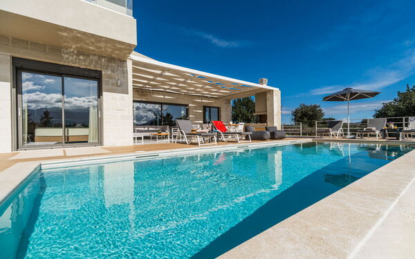 Villa Orientem Bis: Have, pool, Sommer, Udendørs, Udvendige