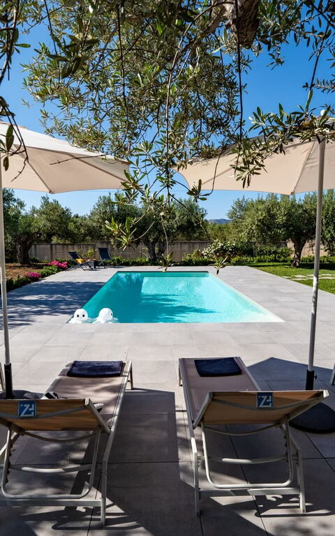 Villa Virginia: Have, pool, Udendørs, Udvendige