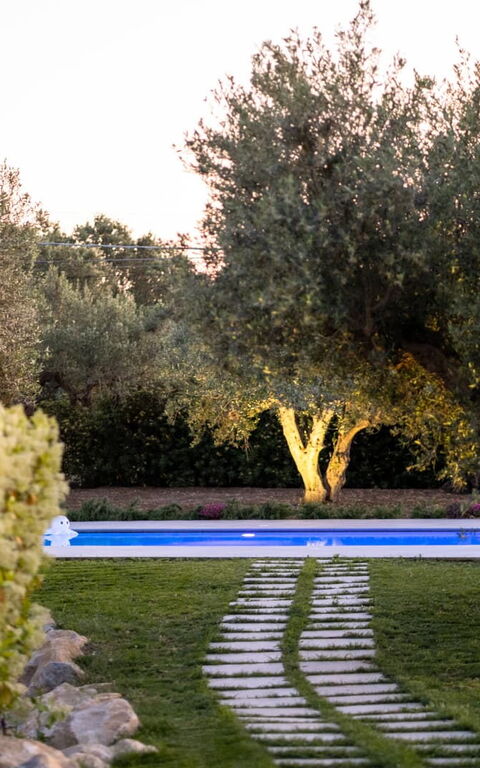 Villa Virginia: Have, pool, Udendørs, Udvendige