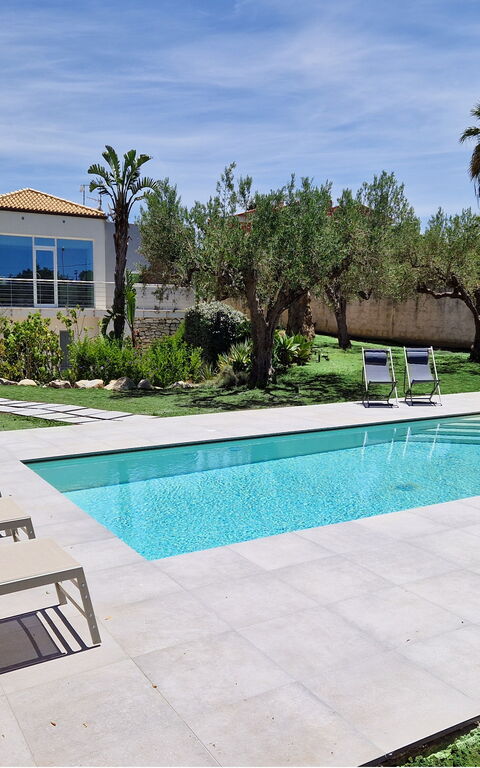 Villa Virginia: Have, pool, Udendørs, Udvendige