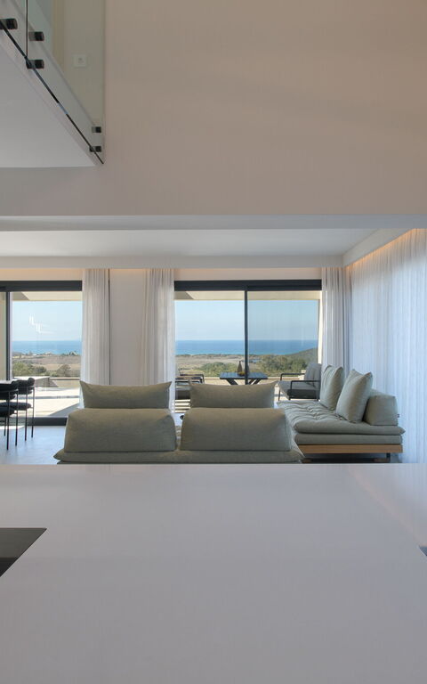 Villa Cocona: Køkken, Stue