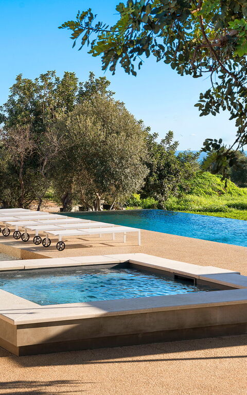 Villa Ninetta: boblebad, pool, Udendørs, Udvendige