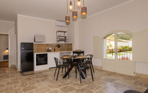 Feriebolig Borgo Ariano 18: Frokostlokale, Køkken