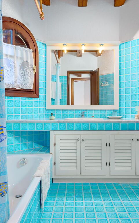 Villa Silenis: Badeværelse