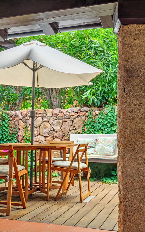 Villa Silenis: Altan / terrasse / gårdhave, Udendørs, Udvendige