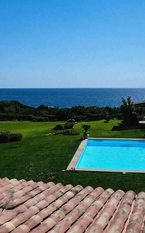 Villa Silenis: Have, pool, Udendørs, Udvendige, Visninger