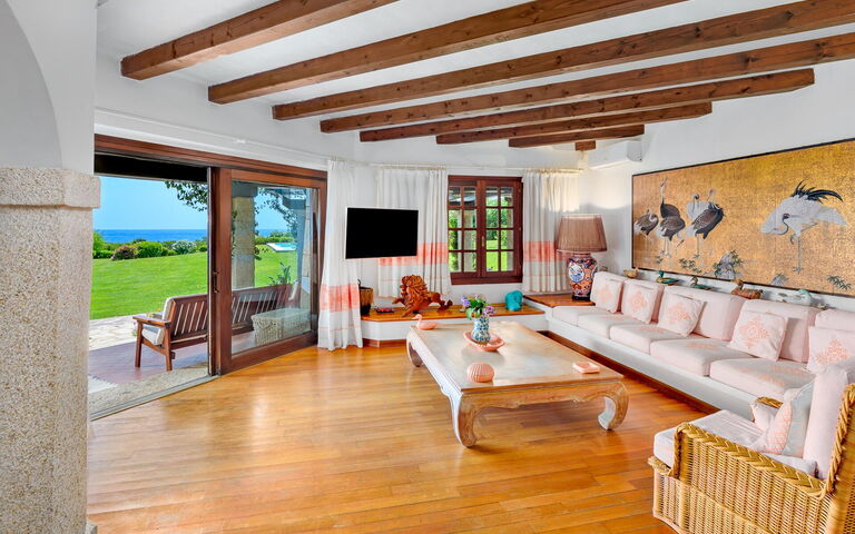 Villa Silenis: Stue