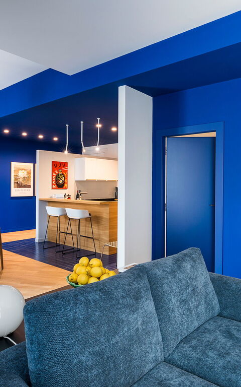 Monumento Apartament: Frokostlokale, Stue