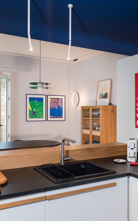 Monumento Apartament: Køkken