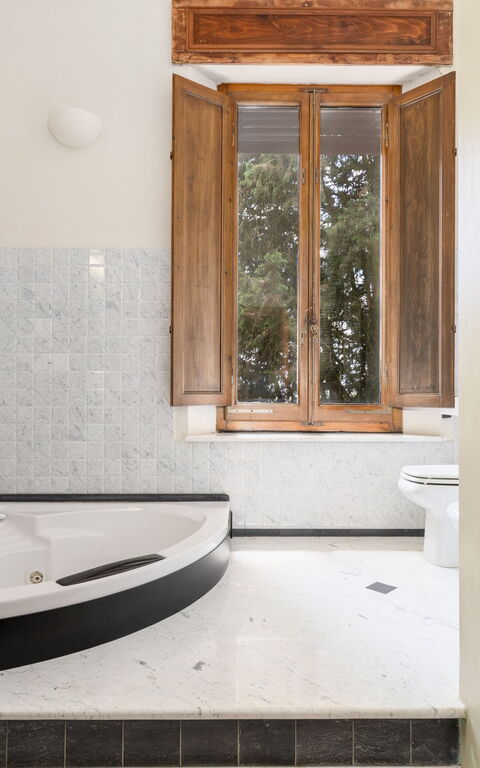 Villa Silvia: Badeværelse, boblebad