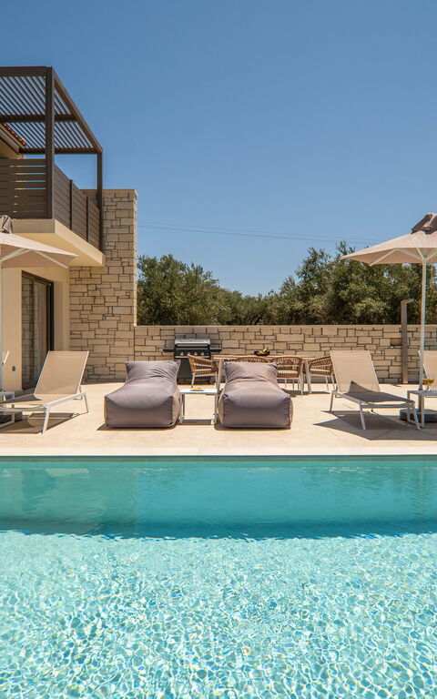 Villa Zen Chrysi: pool, Udendørs, Udvendige