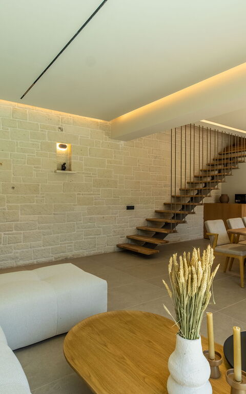 Villa Zen Chrysi: Frokostlokale, Stue