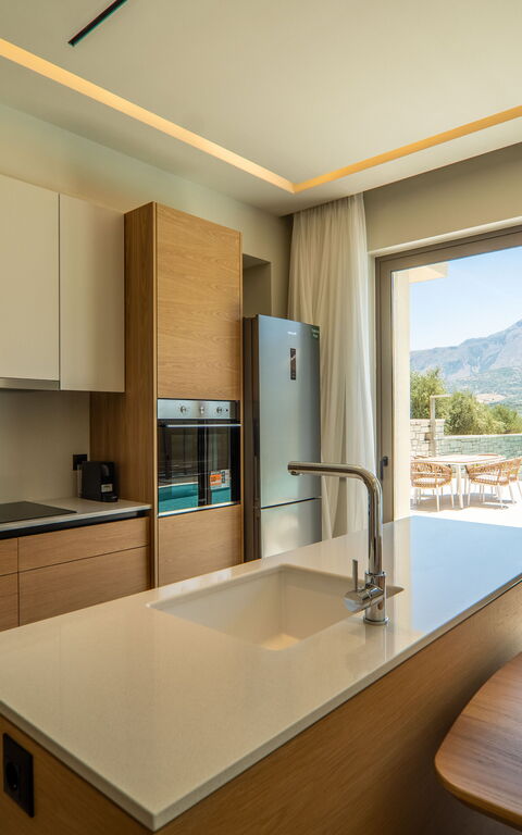 Villa Zen Chrysi: Køkken