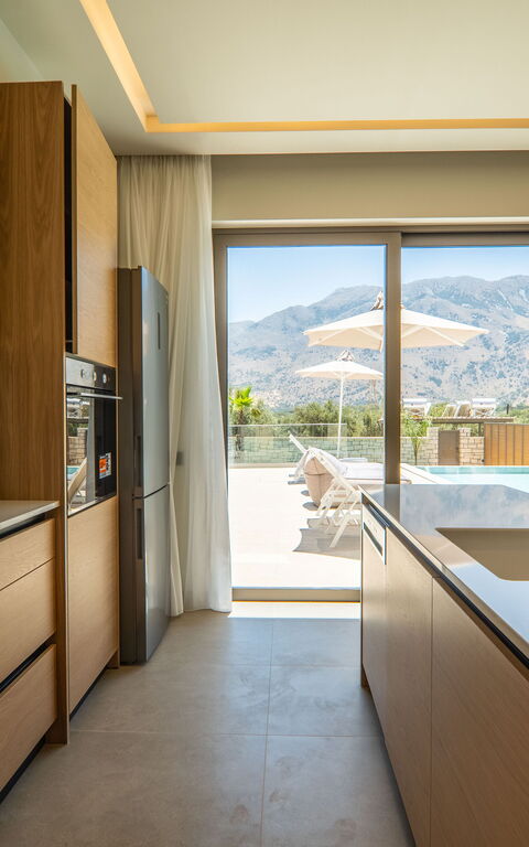 Villa Zen Chrysi: Køkken