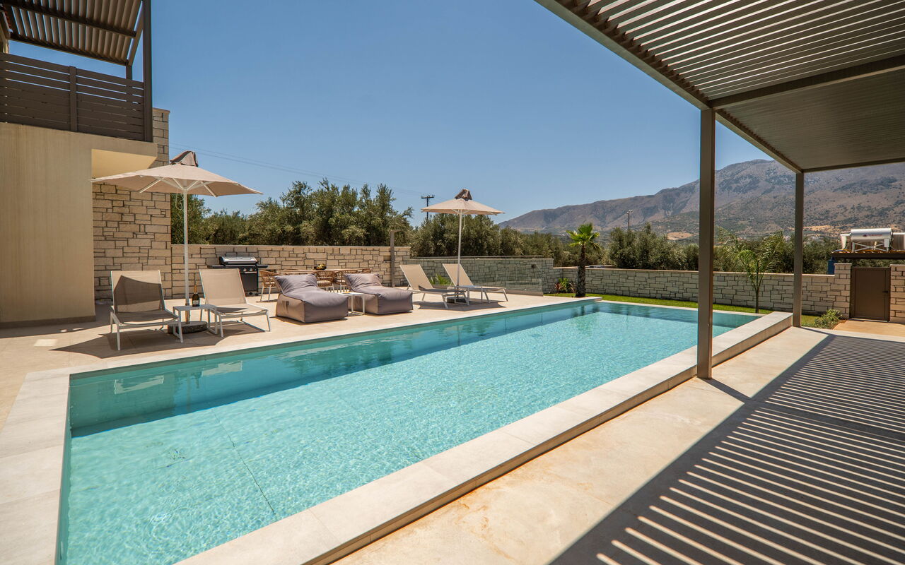Villa Zen Chrysi: pool, Udendørs, Udvendige
