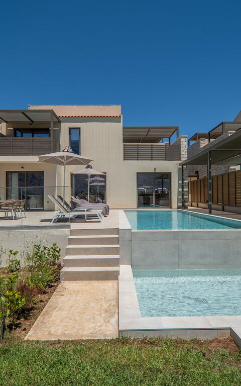 Villa Zen Aphrodite: Have, pool, Udendørs, Udvendige