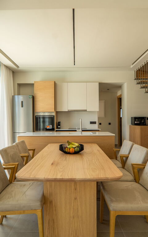 Villa Zen Aphrodite: Frokostlokale, Køkken