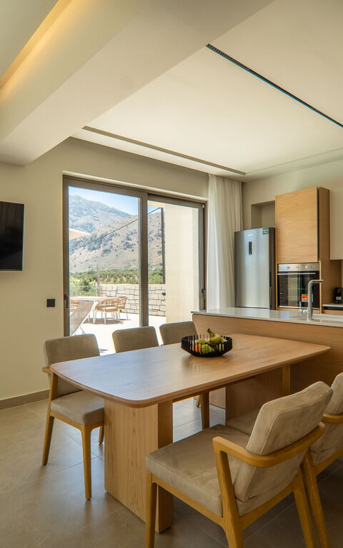 Villa Zen Aphrodite: Frokostlokale, Køkken