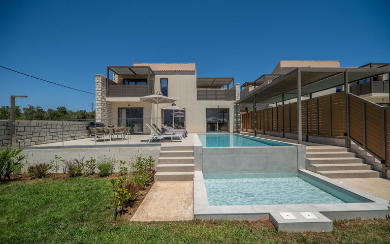 Villa Zen Aphrodite: Have, pool, Udendørs, Udvendige