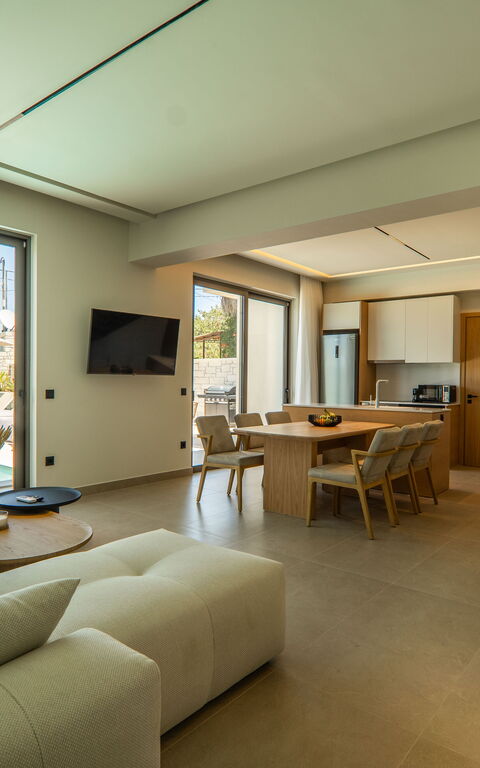 Villa Zen Hephaistos: Frokostlokale, Stue