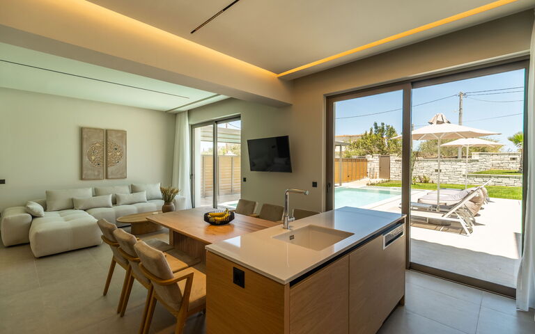 Villa Zen Hephaistos: Frokostlokale, Stue