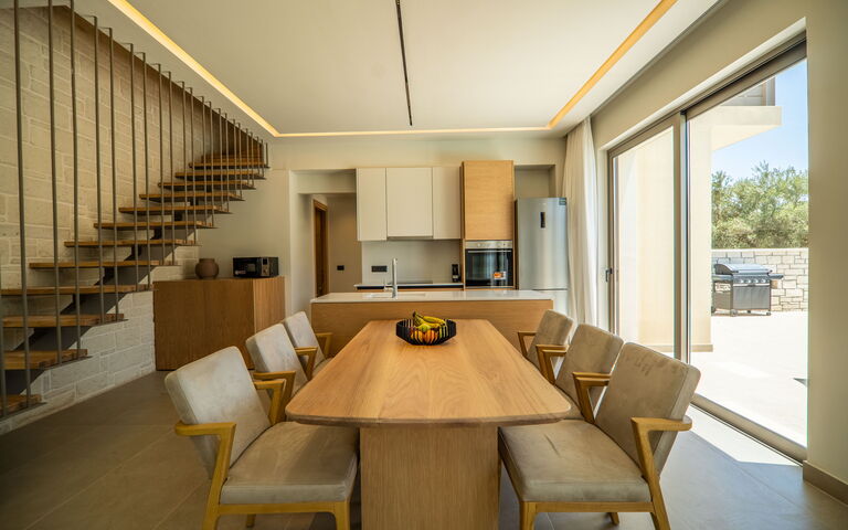 Villa Zen Hera: Frokostlokale, Køkken, Stue