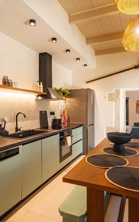 Villa Platon: Frokostlokale, Køkken