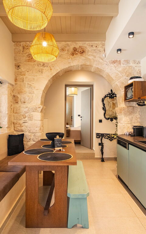 Villa Platon: Frokostlokale, Køkken