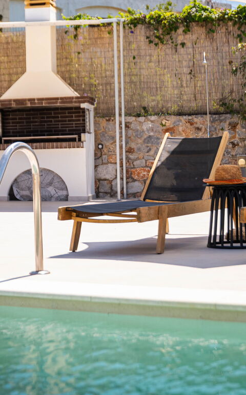 Villa Platon: pool, Udendørs