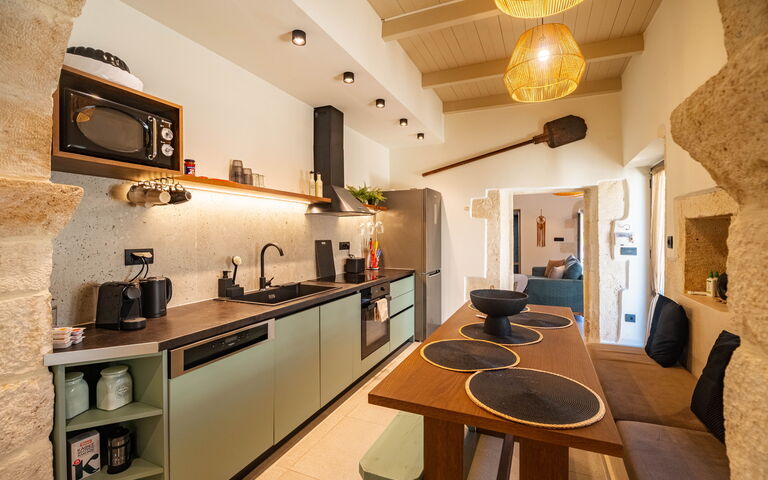 Villa Platon: Frokostlokale, Køkken