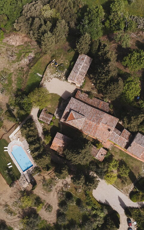 Podere Lupinati: pool, Visninger