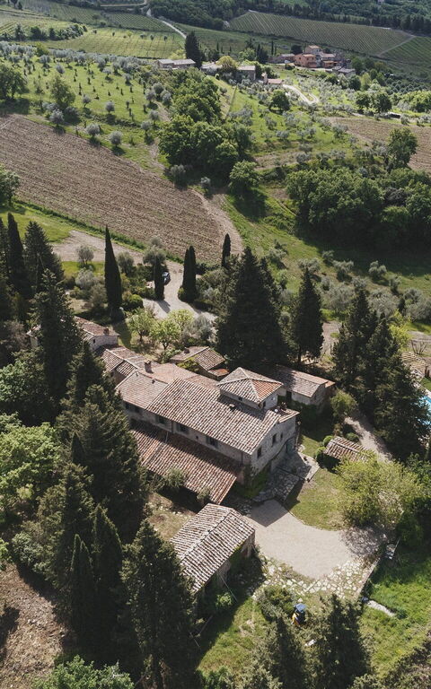 Podere Lupinati: pool, Visninger